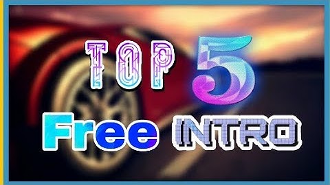 #123  top 5 Intro without text youtube non copyright download free