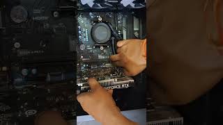 Installation of Nvidia RTX 3050 6 Gb Graphic Card #gaming  #pcbuild #video
