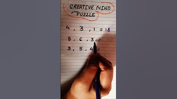 CREATIVE MIND PUZZLE#SHORTS#VIDEO#GIVE ME ANS #PLEASE#IF YOU KNOW#PUZZLE😊