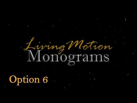 Optional Snow Overlay  amp  Background Loops for Motion Monogram Designs  amp  projection