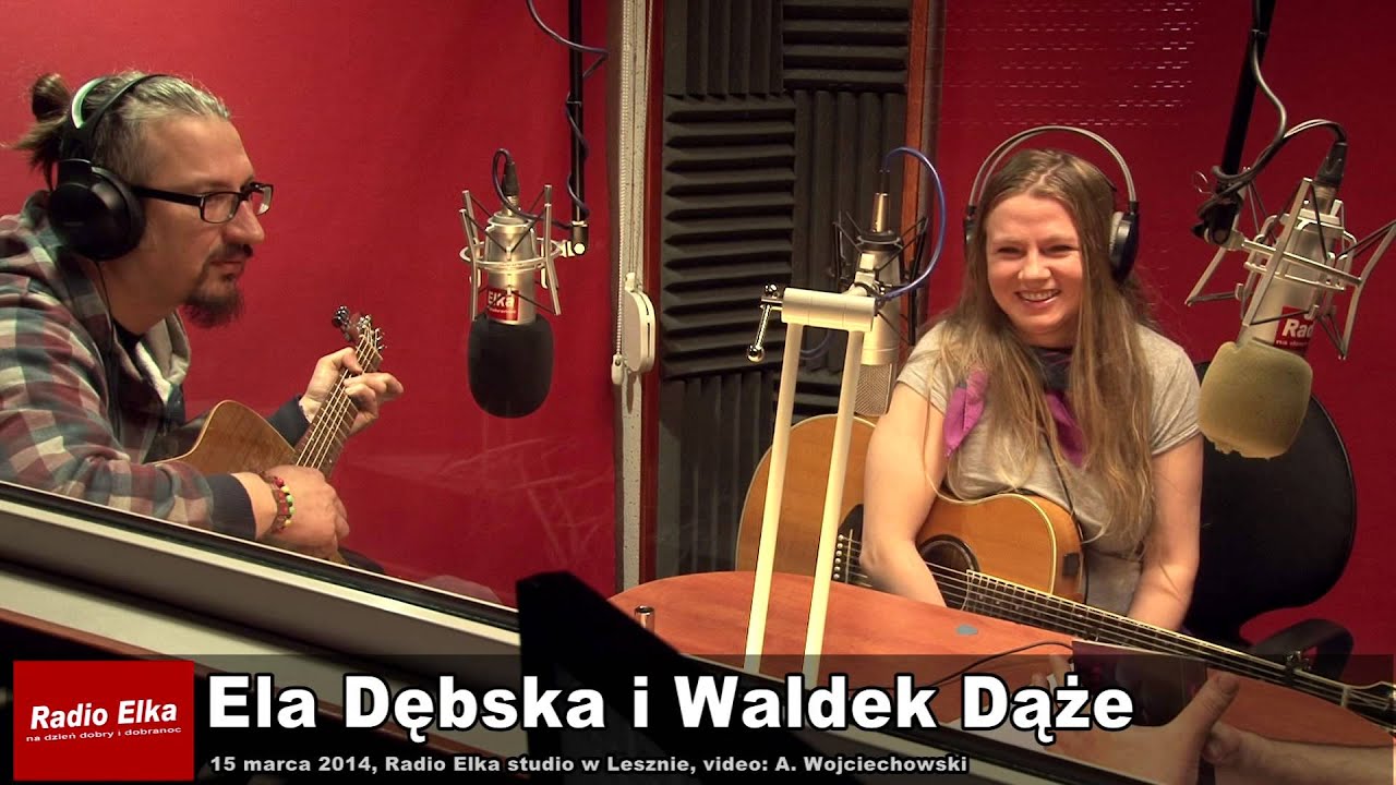 Ela Dębska i Waldek Dąże w Radiu Elka