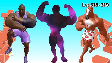 Muscle Rush 💰⚡💪 Max Levels Android Gameplay ios, Level 318-319