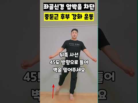중둔근 후부 <strong>섬유</strong> 강화 운동 #중둔근후부섬유 #좌골신경통 #골반안정성 #다리저림 #엉덩이통증재활 #골반교정 #고립운동 #운동재활박사최영한