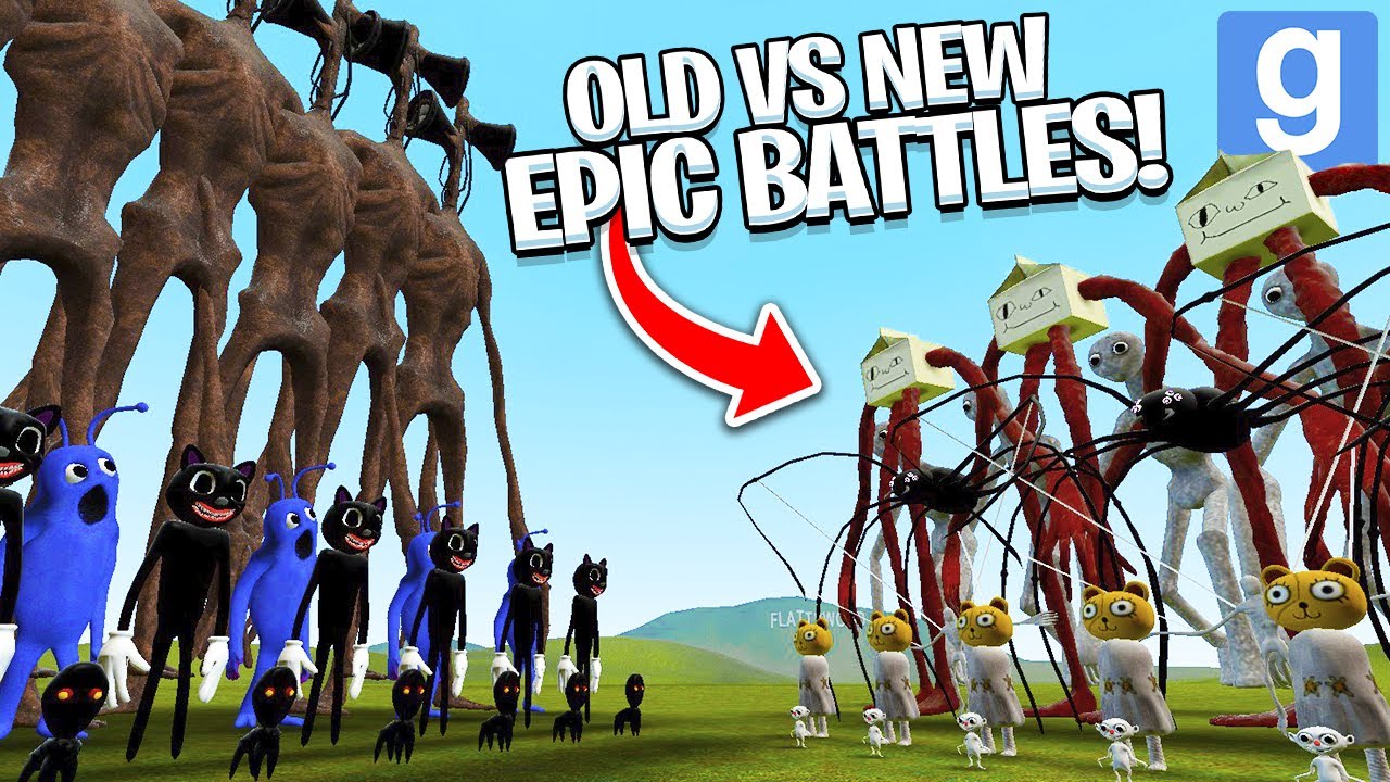 TREVOR HENDERSON BATTLES - OLD VS NEW! (Garry's Mod Sandbox ...