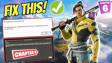 FIX Fortnite Chapter 6 Not Launching/Crashing On PC | Fix Fortnite Won