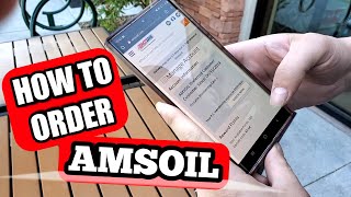 How to Make an AMSOIL Order with Smartphone