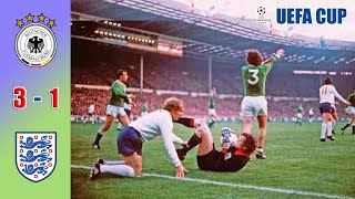 Germany vs England 3 - 1 | Highlights & All Goals 1972 UEFA European Championship