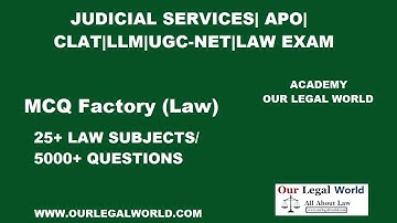 CUET PG DU LLM Syllabus 2023 Important Topics