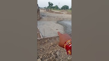 Approach slab in bridge #trending #construction #viral