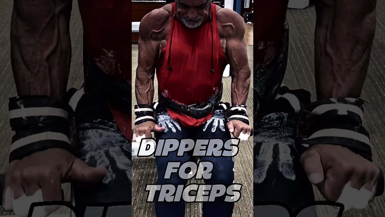 DIPPERS FOR TRICEPS #triceps #dips #muscle #workout #motivation
