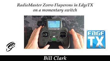 RadioMaster Zorro Flaperons in EdgeTX on a momentary switch