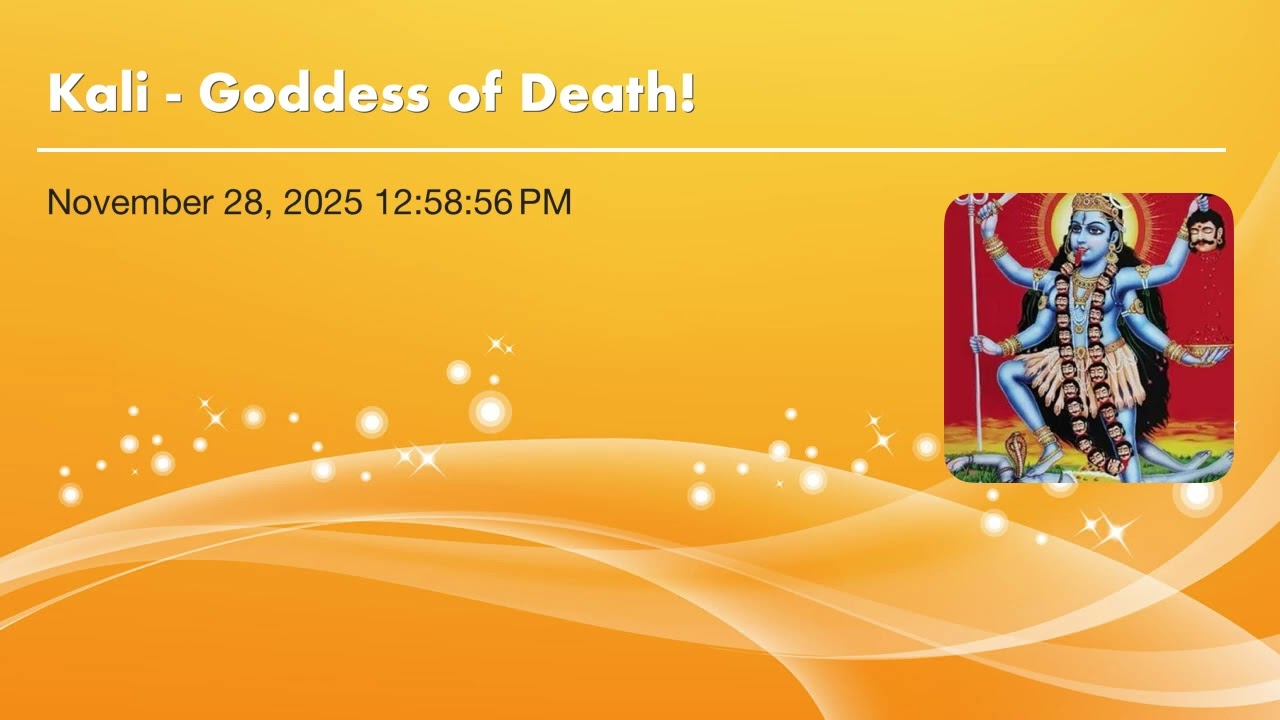 Кали — Богиня Смерти!