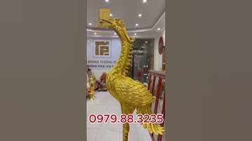 Đôi hạc long quy 1m75 dát vàng 24k  #dodongtuongphat #phongthuy
