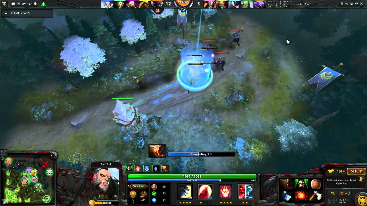 Dota 2 - Lycan Jungle 20 Minutes GG