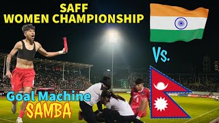 Nepal Vs India Highlights || SAFF Women Championship 2024 || Penalty Shoot Out || Ashok Pahari screenshot 1