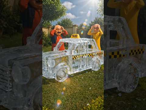 Motu Patlu's Ice Taxi 🚕 #shorts #cartoon #motupatlu