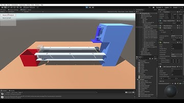 Steuerung einer in Unity virtualisierten Modell-Stanz-Maschine über OPC UA