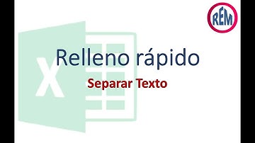 Separar texto con Relleno rápido