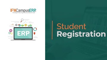 Student Registration Module Video Tutorial | IFW Campus ERP 2.0 for Schools Colleges Universities
