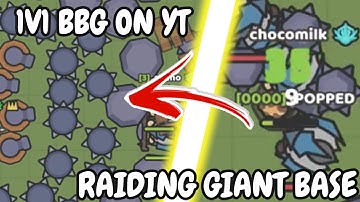 Sploop.io BATTLING BBG ON YT │Raiding GIANT BASE │ Highlights
