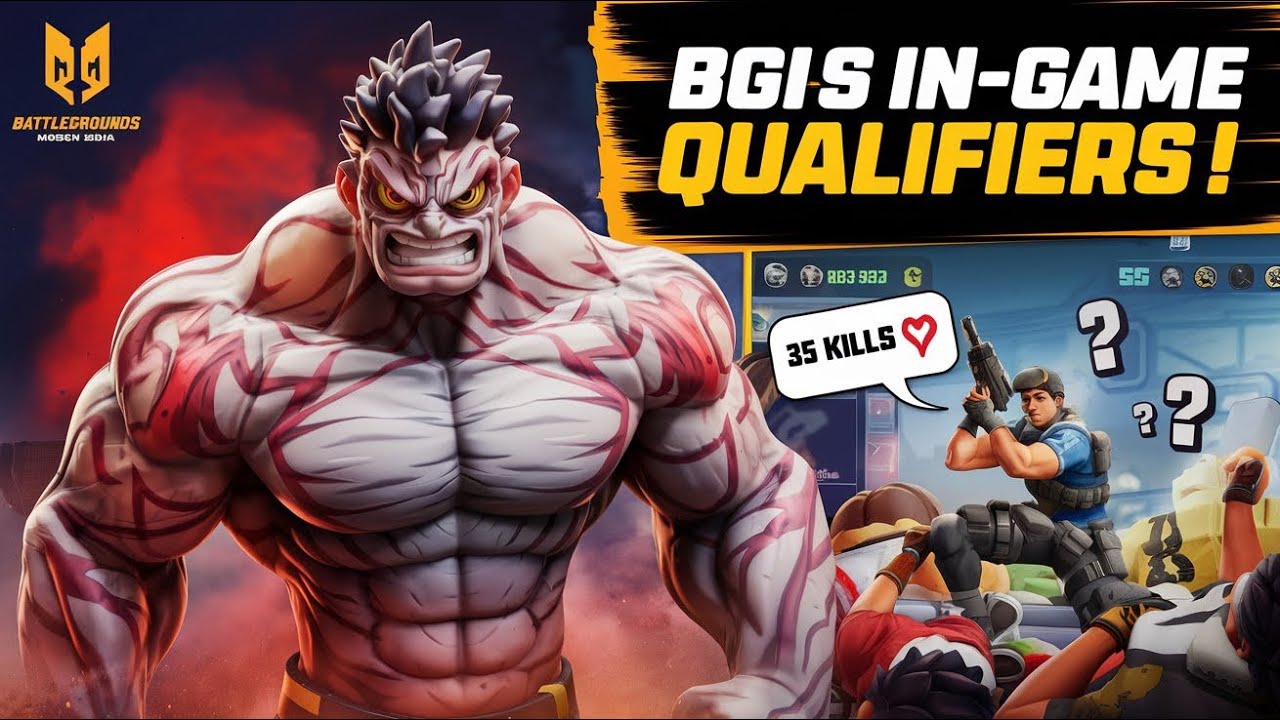 BGIS In-Game Qualifiers 2025 | Match 1 | 35 Kills Chicken Dinner #bgmi ...