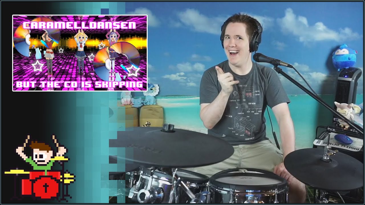 Caramelldansen But The CD Is Skipping On Drums!