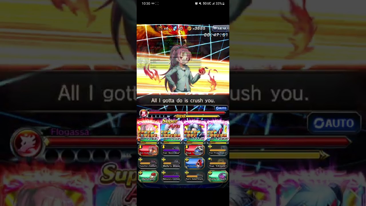 Grand Summoners: Nova Crest Palace AI Clear w kyoko