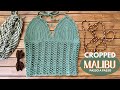 Ref:_WAj-s09BIk Top cropped em croch� | cropped malibu | lindo e f�cil de fazer | passo a passo