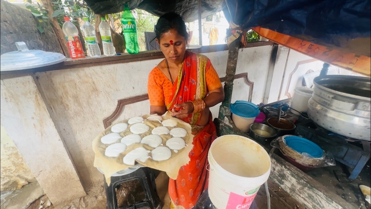 Hard Working Aunty Sell Village Style Breakfast | Best Street Food | ASMR