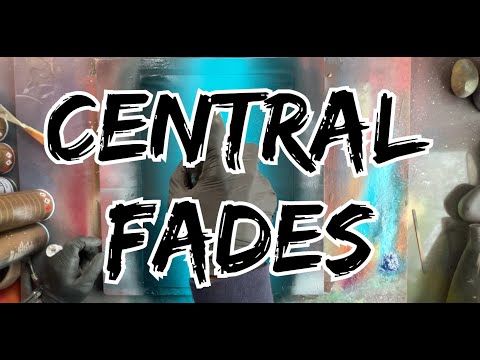 Spray Painting Central Colour Fades In The Sky
