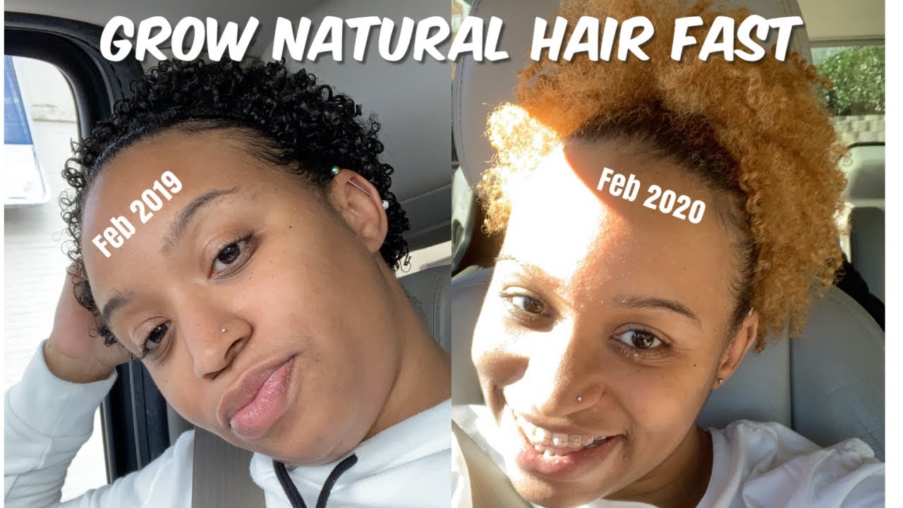 HOW TO GROW HEALTHY NATURAL HAIR FAST 