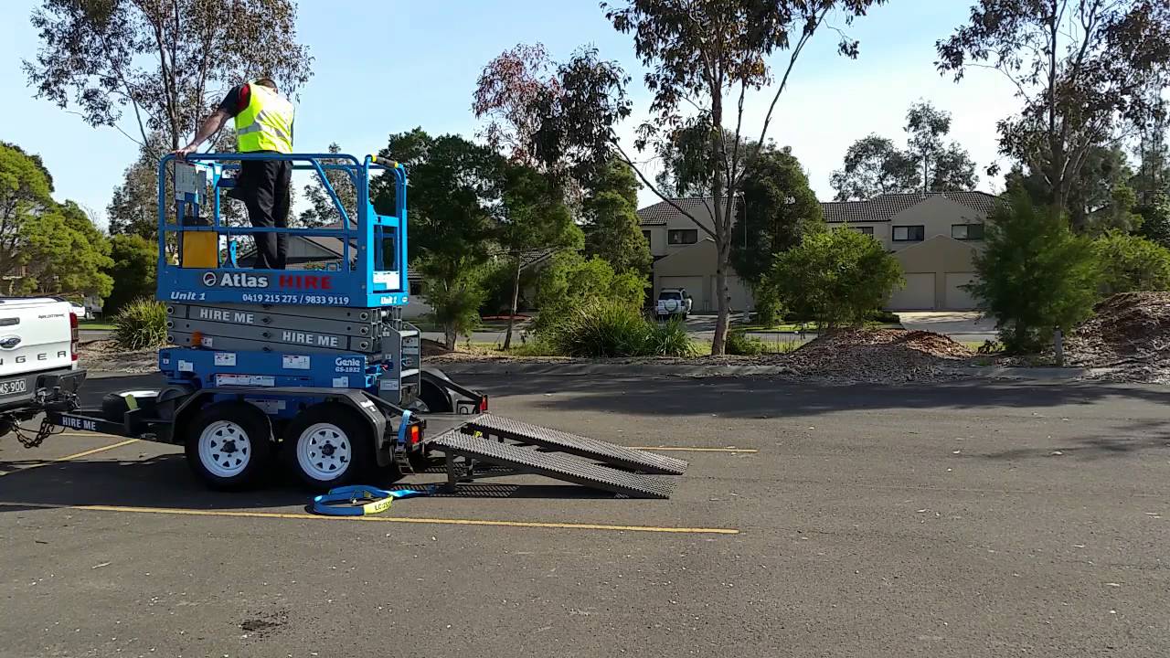 Atlas Hire NSW Scissor Lift (Electric) 5.8M 19FT YouTube