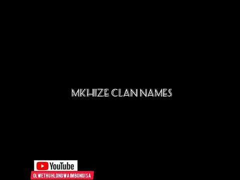 IZITHAKAZELO ZAKWA MKHIZE BY OLWETHU HLONGWA