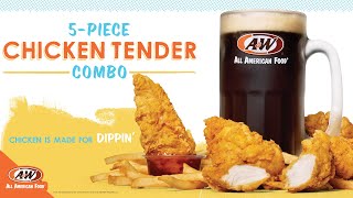 5Pc. Hand-Breaded Chicken Tender Combo A&W Restaurants