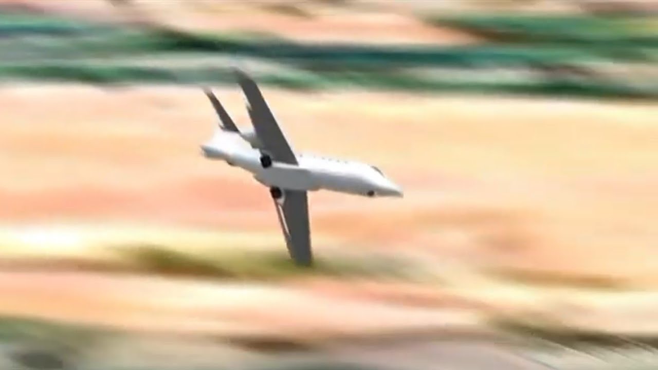 2026 VSR Aviation Learjet 45 crash - Animation