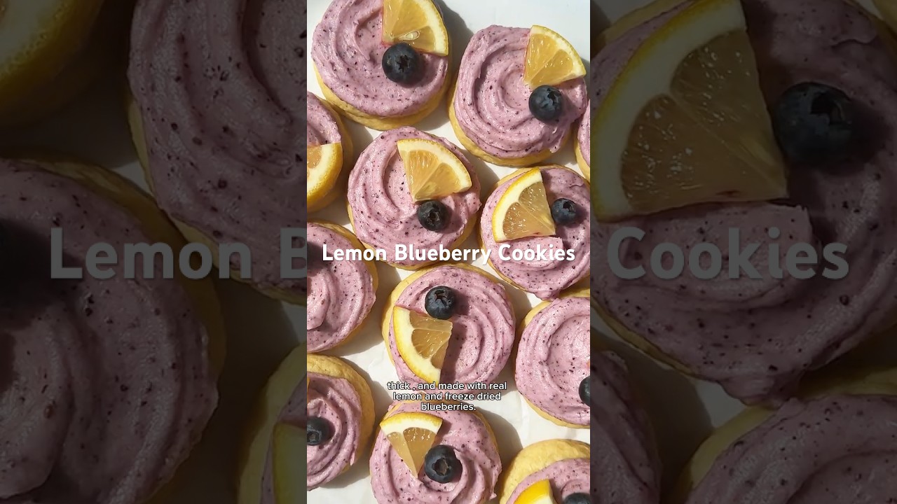 Lemon Blueberry Cookies