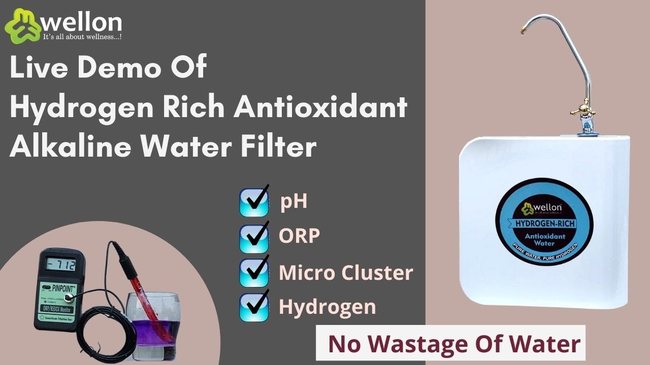 Live Demo Of Hydrogen Rich Antioxidant Alkaline Water Purifier