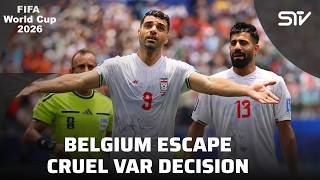 Iran Heartbroken As Taremi Goal Is Ruled Out by VAR Against Belgium | DRM Sports | ZO1H