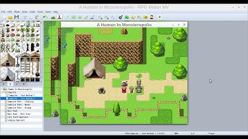 RPG Maker Tutorial Part 032: Introduction Scenes & Switches Cont.- Making "A Human In Monsteropolis"