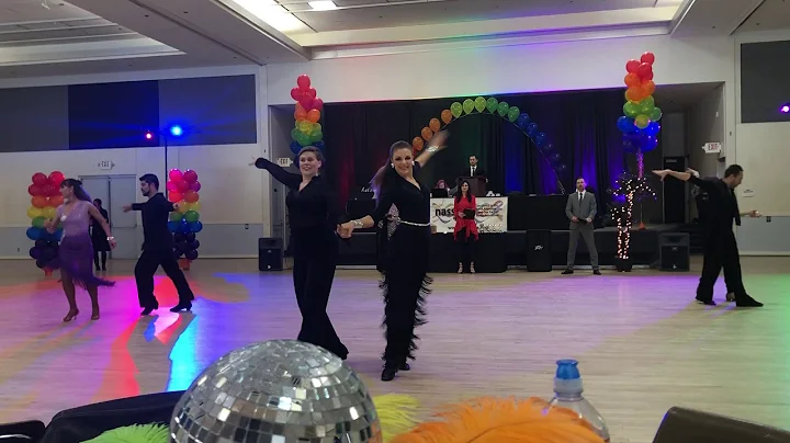 Alexis Massey and Tracey Payne Cha-Cha at FloorPlay