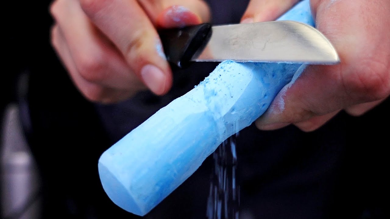 Chalk Carving ASMR YouTube