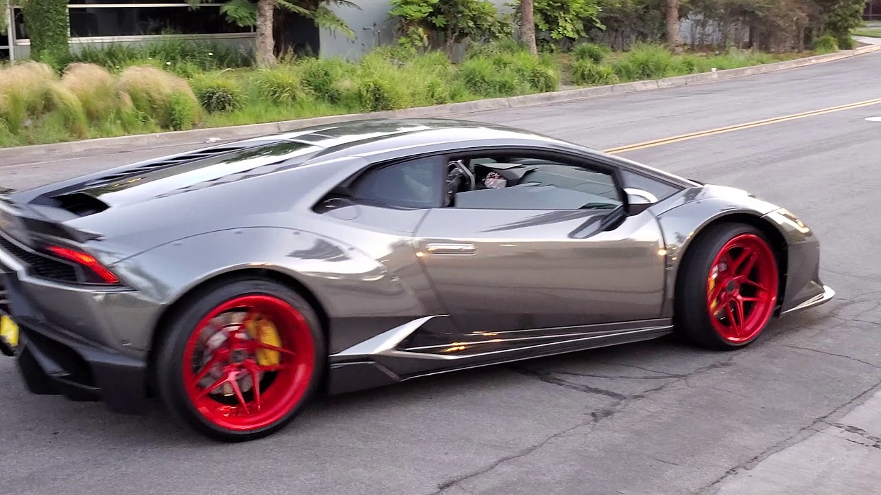 HD tuning burble tune on a twin turbo lamborghini huracan - YouTube