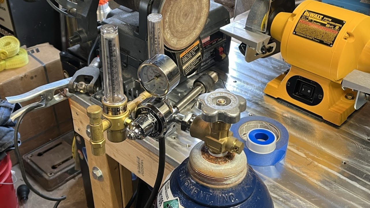 Building a dual flowmeter/regulator for my TIG welder for CHEAP!