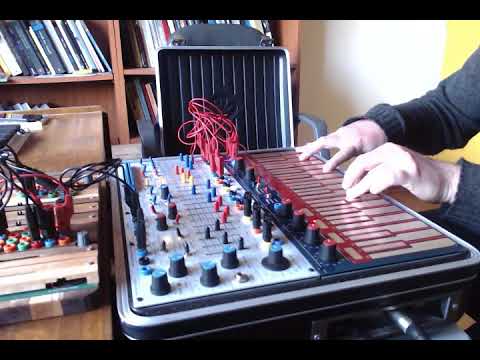 Warming the lovely sunday on the Buchla Music Easel