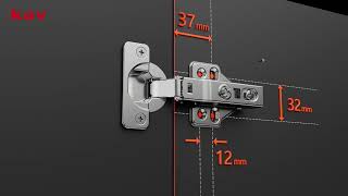kav S3AH – Two-Way Small Angle Soft Close Hinge screenshot 5