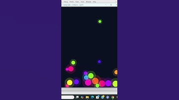 Real Ball Collisions in JavaFX 😮 Physics Gets Real #shorts