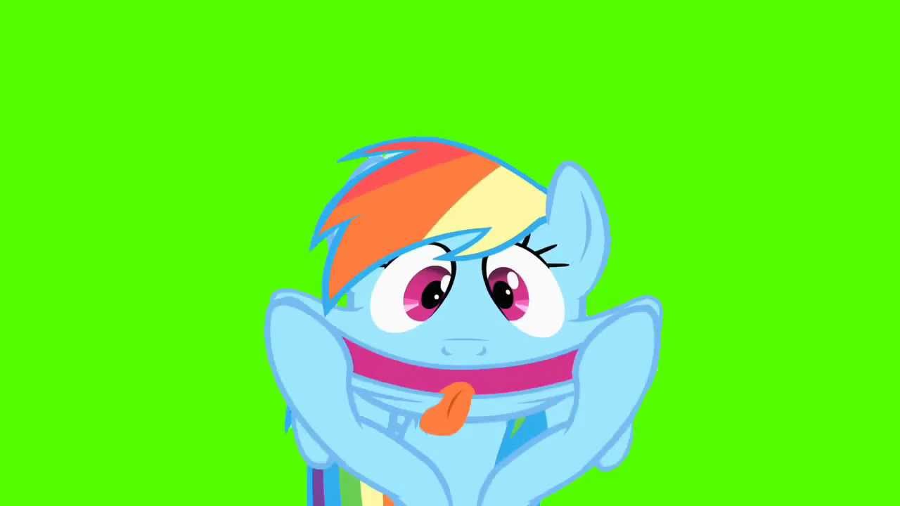 Rainbow Dash Teases Guards - Green Screen Ponies