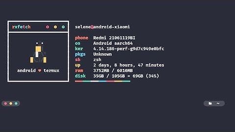 Rxfetch installation🖤#termux #rxfetch#viral