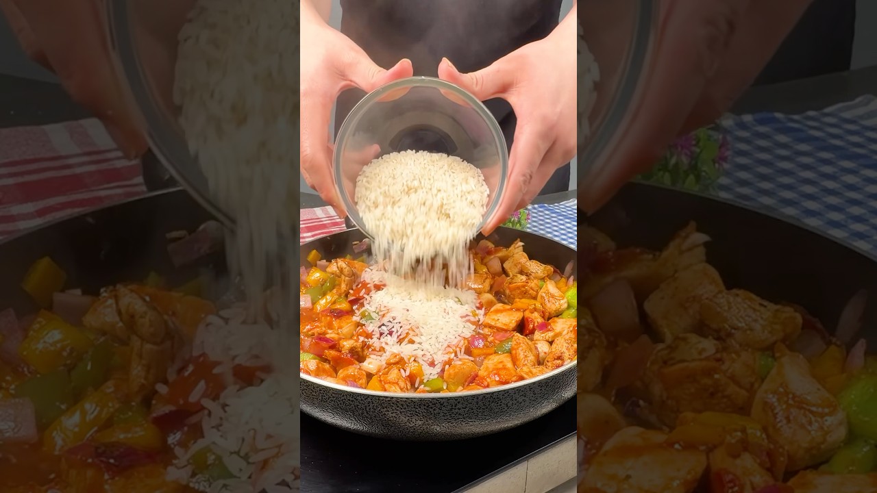 El arroz con pollo jugoso que desaparece apenas llega a la mesa #recetas #comida #cocina #arroz
