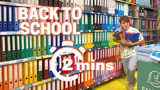 Mes fournitures scolaires en 2 minutes! BACK TO SCHOOL 2022